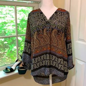 Chelsea and Theodore Paisley Blouse